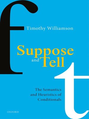 cover image of Suppose and Tell